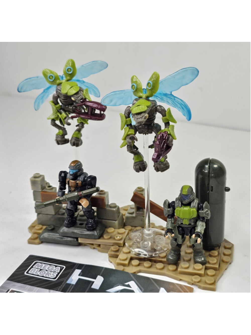 ODST Troop Pack CNG99 Mega Bloks Halo Set Near Complete W/Instructions No Box